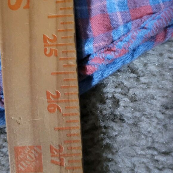 Faherty Shirt Mens S Plaid Reversible Flannel LS Button Up Preppy Hiking Camping - Picture 11 of 16